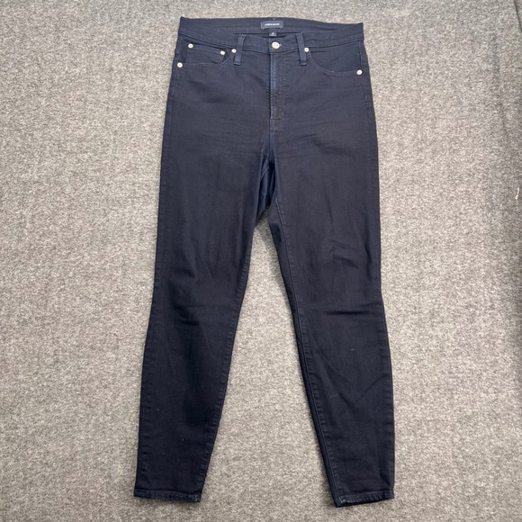 J.Crew Denim - J.Crew Womens 10 High-Rise Toothpick Skinny Jeans Dark Indigo Size 30 Stretch
